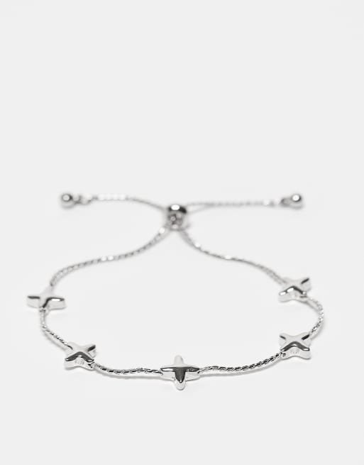 Pulsera unisex de cadena con estrellas de Reclaimed Vintage