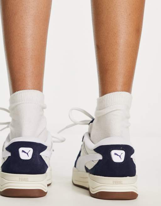 PUMA 180 Baskets Blanc et bleu marine ASOS