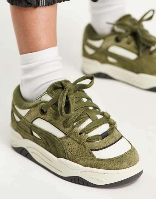 Puma verte kaki best sale