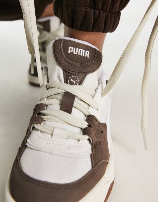 Basket store puma marron