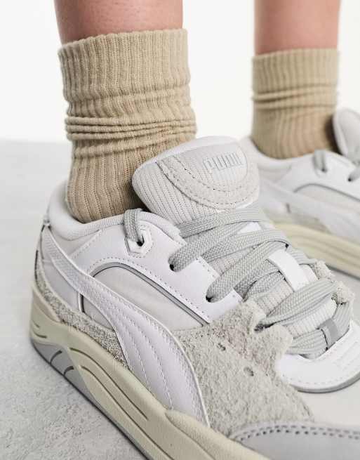 PUMA - 180 - Sneakers i hvid/grå, 3 af 4