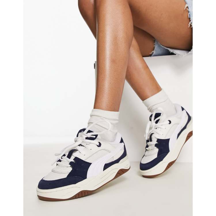 PUMA sneakers chalk gum in and 180 | navy sole with ASOS