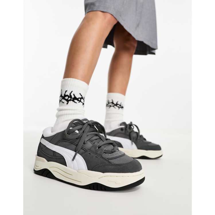 Puma charcoal store grey sneakers