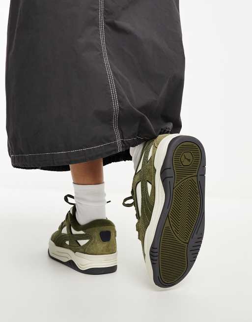 PUMA 180 sneakers in white khaki