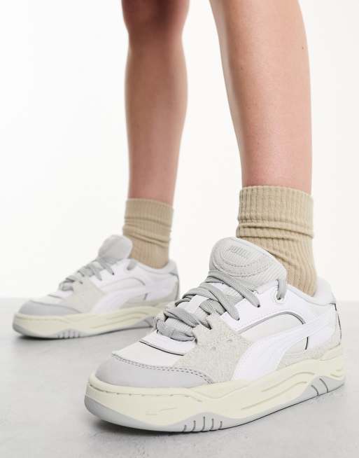 Puma 180 cord trainers in off white