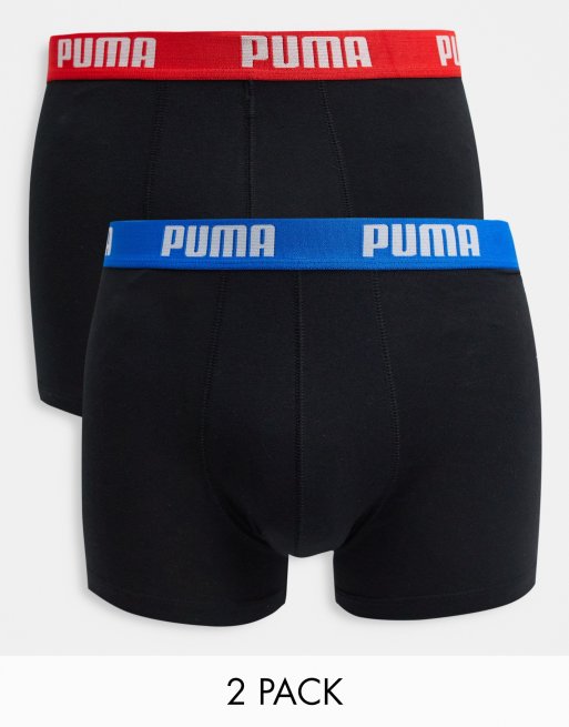 Boxer shorts Puma 2 Pack Basic Boxers White/ Black