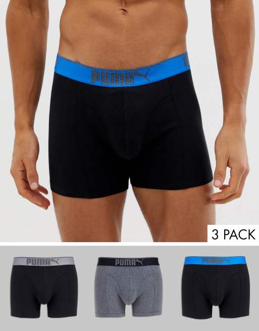 Puma 3 pack boxers in multi colour