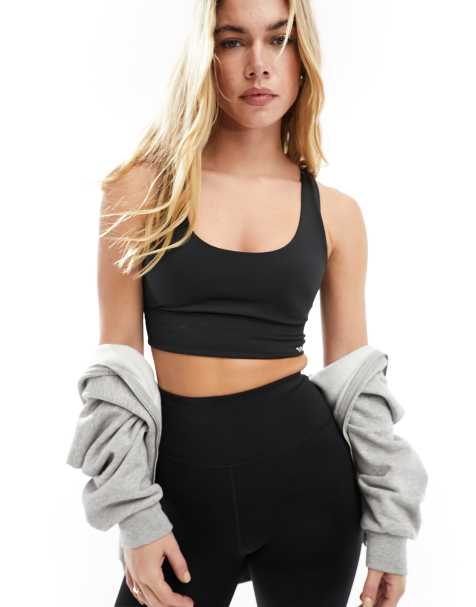 Black Padded Sports Bra