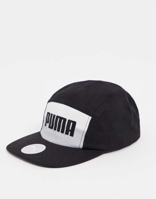 Puma 5 Panel Cap in Black