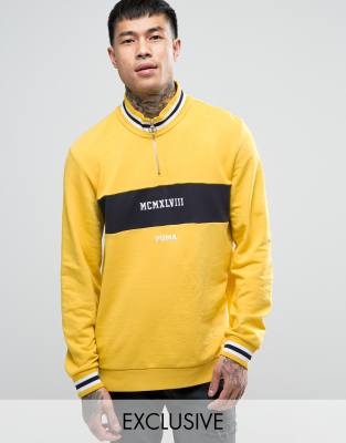 sweat puma jaune