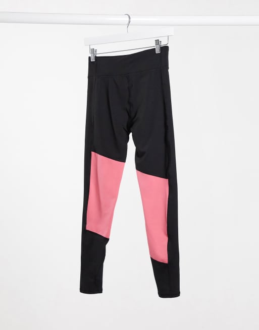 Puma leggings schwarz rosa on sale
