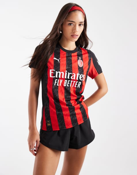 Puma Ac milan 25/26 home jersey in for all time red-puma black - view 1