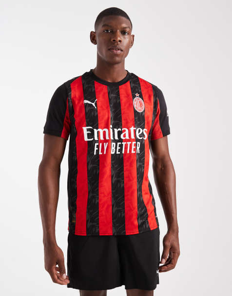 Puma Ac milan 25/26 home jersey in for all time red-puma black - view 1