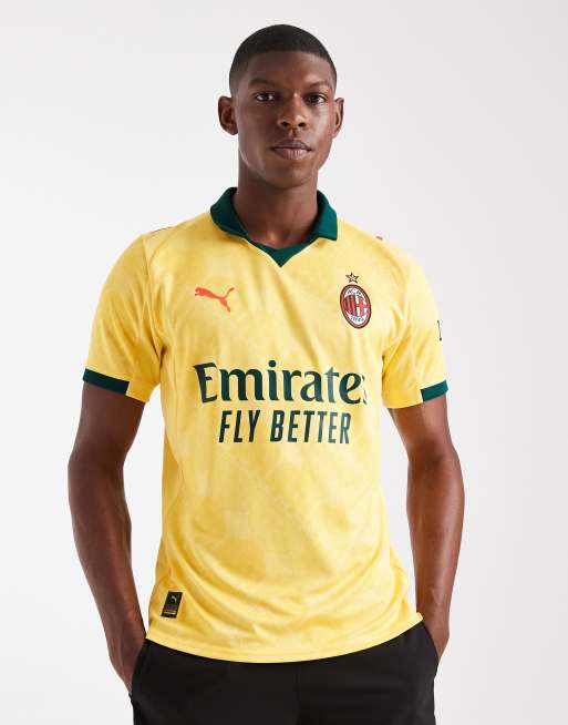 Puma Ac milan 25/26 third jersey in sunny yellow-dark myrtle