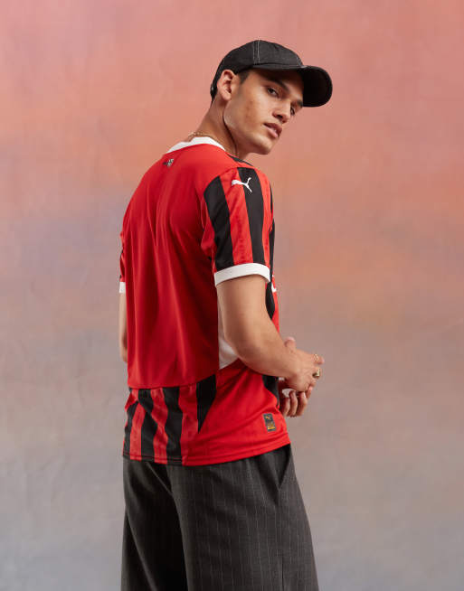 Maillot De Foot AC Milan Vintage Adidas - Rouge - Taille M - Inzaghi #9