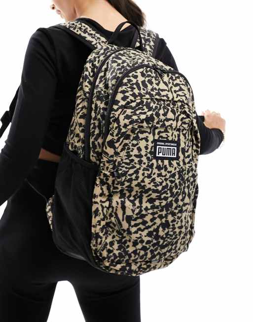 Dune leopard print clearance backpack