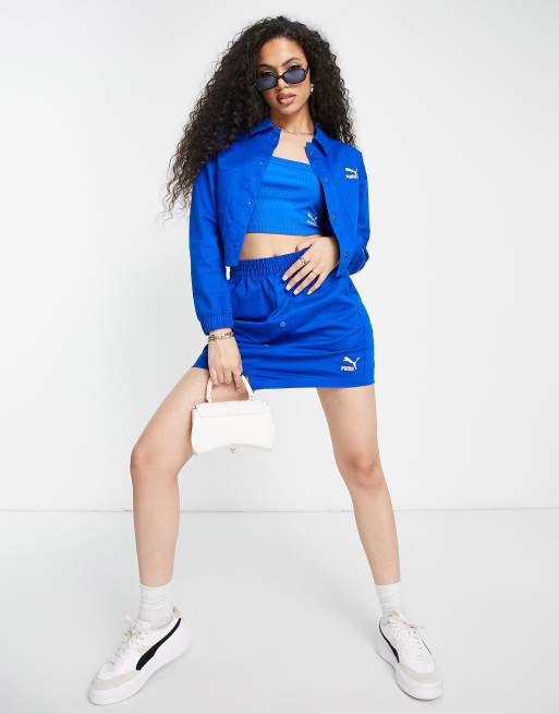 PUMA - Acid Bright - Blå jakke i twill - Kun hos ASOS, 3 af 4