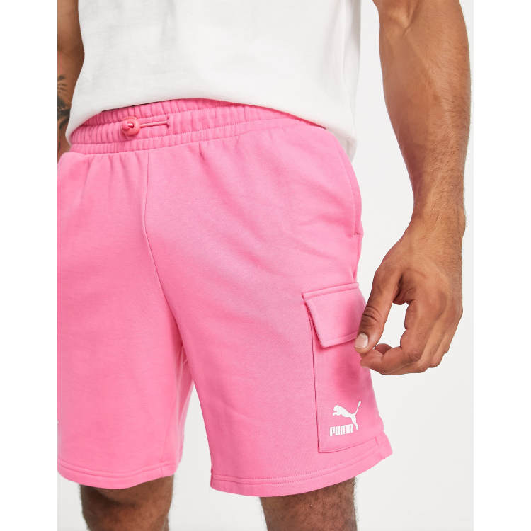 Rocco Orange/Pink Reversible Shorts - Mid Tight Shorts