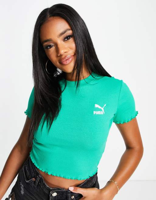 Puma green 2025 crop top