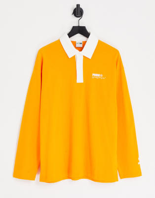 Puma acid bright polo top in orange - exclusive to ASOS - ASOS Price Checker