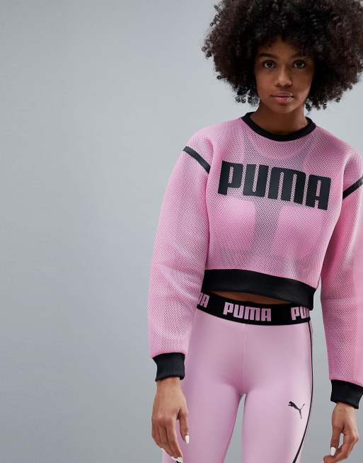 Puma – Active – Endast hos ASOS – Sweatshirt i mesh