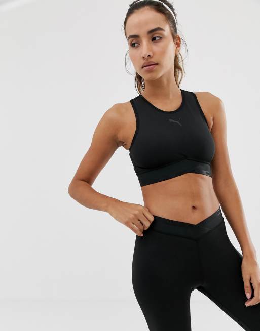 Puma black 2024 crop top