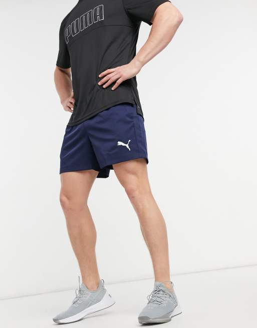 Puma active woven 5 in ASOS navy inch short 