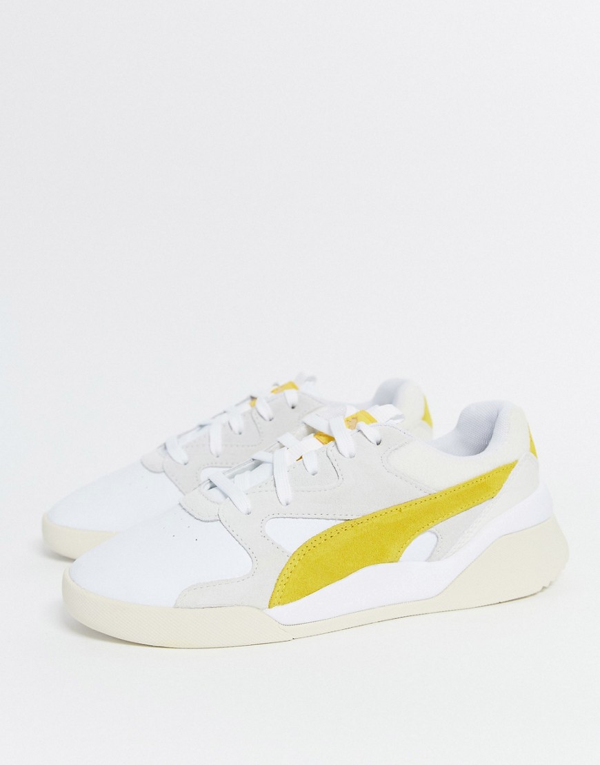Puma - Aeon Heritage - Sneakers in wit en geel-Multi