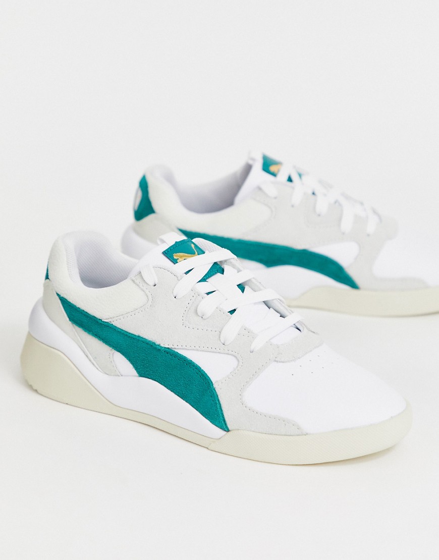 Puma - Aeon Heritage - Sneakers in wit en groen
