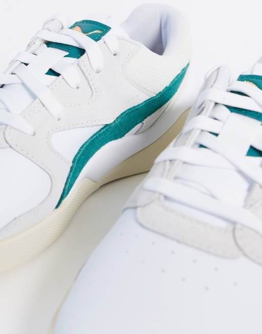 Puma aeon heritage white and green trainers shop