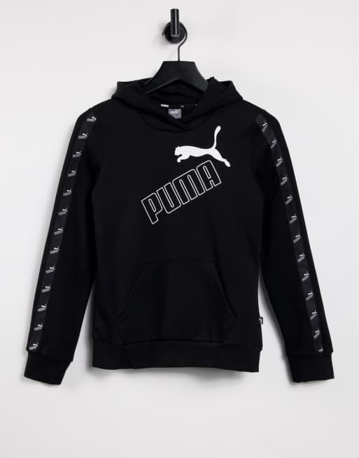 PUMA - Amplified - Felpa con cappuccio nera
