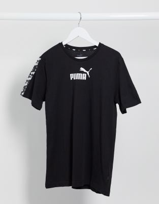 puma black t shirt