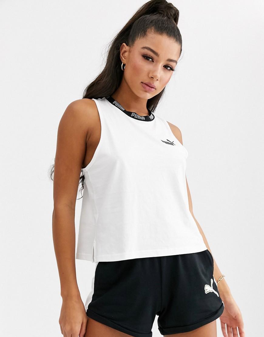 Puma amplified tank In white