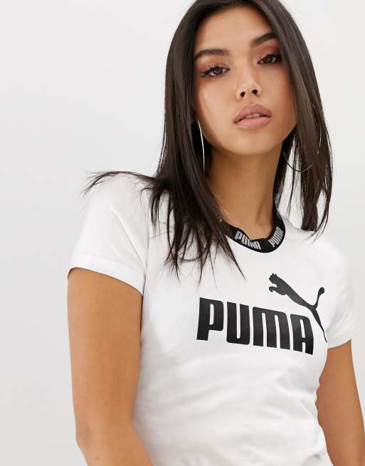 Puma amplified cropped hot sale tee