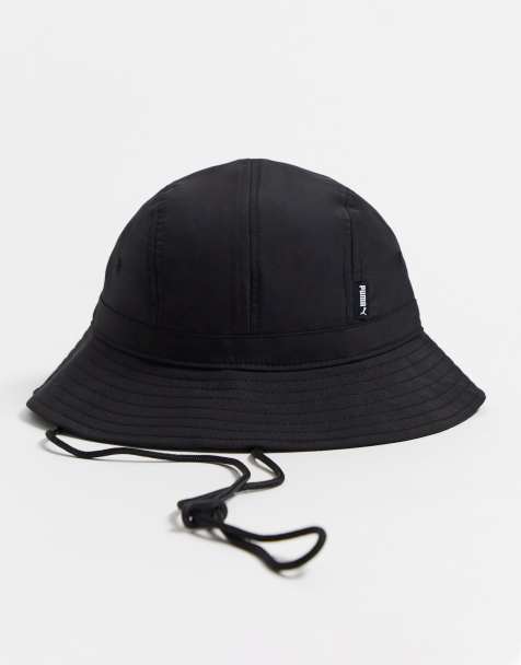 White Nike Bucket Hat With String