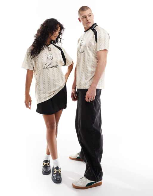 Puma Archive print Football jersey in white & black - exclusive to ASOS , 3 of 4