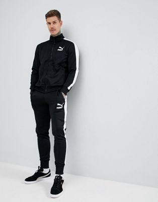 puma archive tracksuit in black