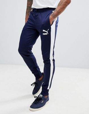 Puma Archive T7 Joggers In Navy 