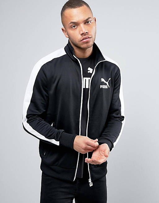 Puma Archive T7 Track Jacket In Black 572658 01 | ASOS