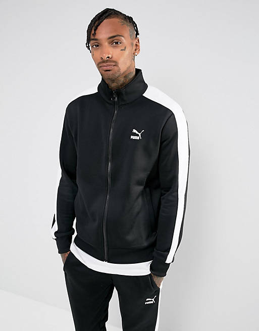 Puma Archive T7 Track Jacket In Black 57331201 | ASOS