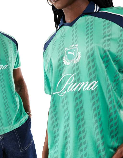 PUMA – Archive – Zielona koszulka piłkarska – Tylko w ASOS , 3 z 4