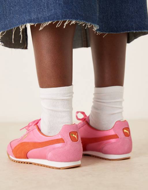 PUMA – Arizona Enrgy – Rosa och orange sneakers, 3 av 5