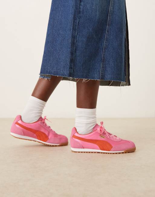 PUMA Arizona ENRGY sneakers in pink and orange, 5 of 5