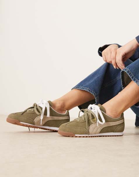 Puma - Arizona - Grønne sneakers med dobbelt snørrebånd - view 1