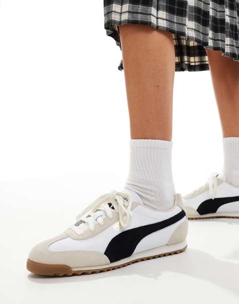 PUMA - Arizona - Hvide og sorte sneakers - view 1