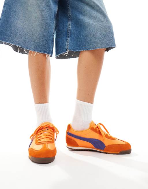 PUMA Arizona Nylon Sneaker in Orange und Blau