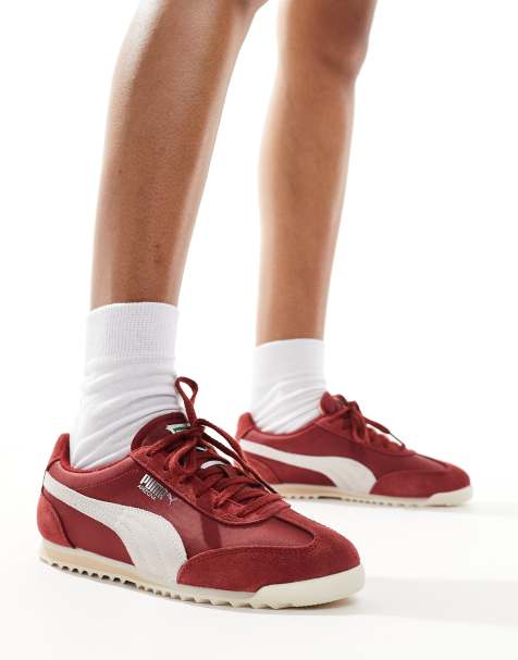 Puma - Arizona - Nylon sneakers in bordeauxrood - view 1