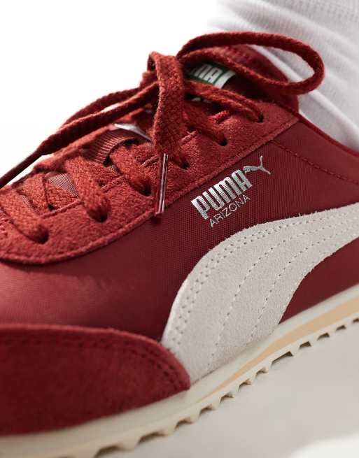 Burgundy pumas in the washing machine hotsell