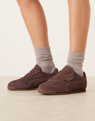 PUMA - Arizona Python - Sneaker in Schokobraun-Brown