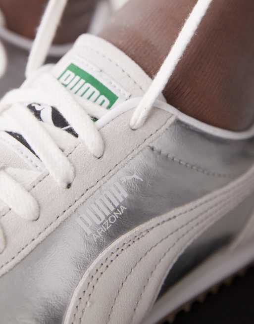 PUMA – Arizona – Sneaker in Metallic-Silber ASOS